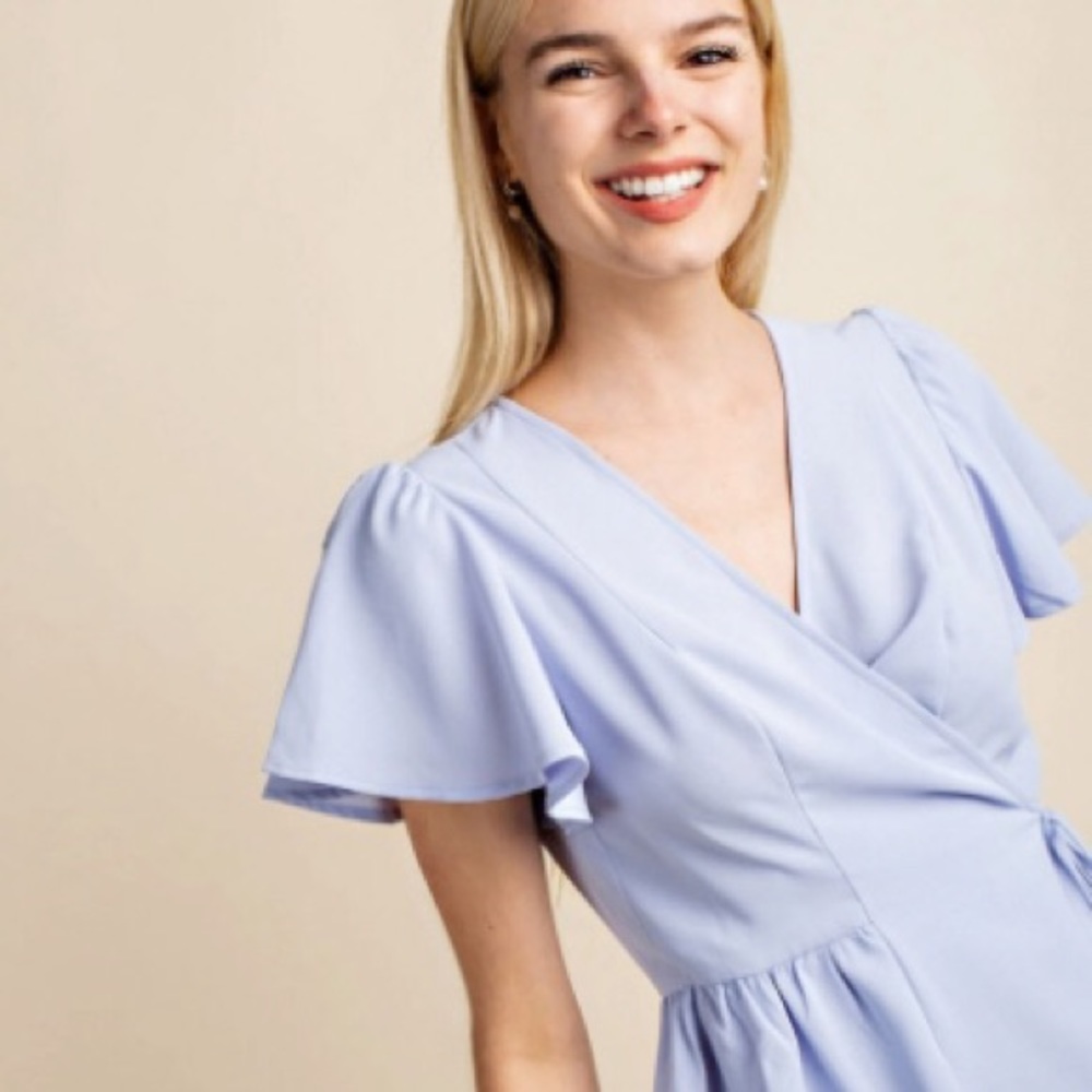 New with Tags Wrap Top